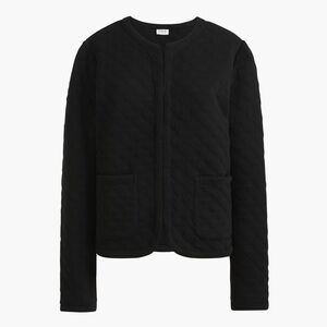 Women’s J. Crew Black Quilted Jacket Size M